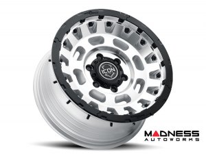 Custom Wheel - Hammer Pro - Machined Silver - 17 X 8.5 / 5 x 5 / -6mm / 4.5" - Icon 